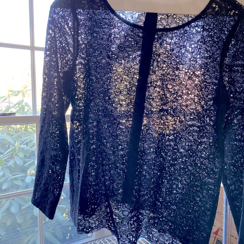 Navy blouse